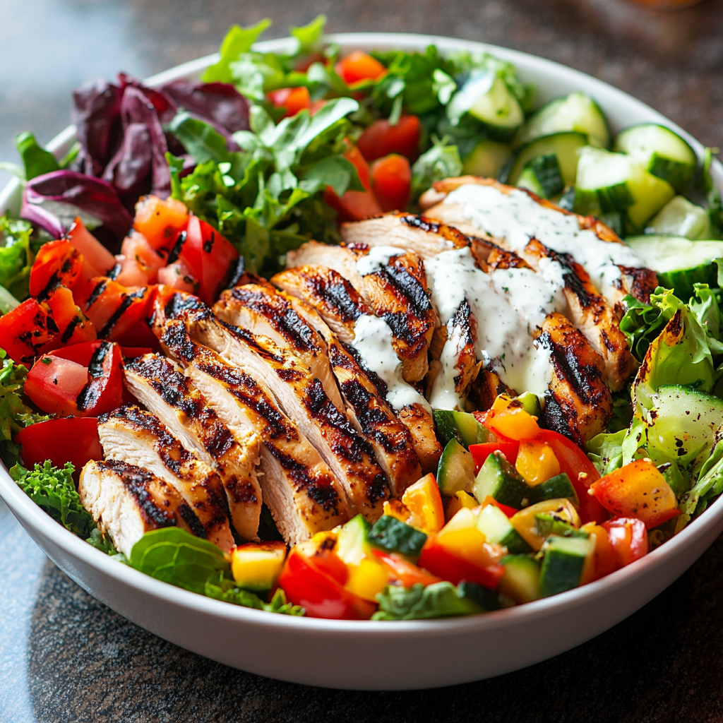 scalboost12 A mouthwatering Grilled Chicken Salad showcasing cf098889 94bc 4b54 8e84 f8ea8363c159 1 home